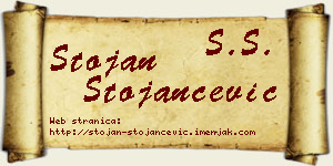 Stojan Stojančević vizit kartica